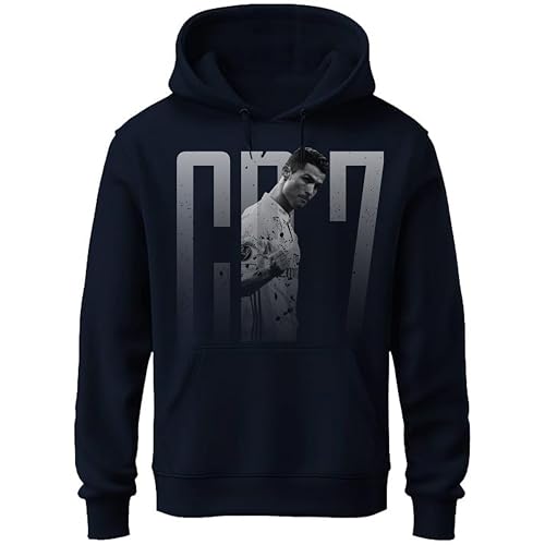 Image of Khakey Clothing's Boys Hoodie Stylish Trendy Best Winter Wear Hooded Sweatshirt Ronaldo Inspired Sports Tshirt New Football Inspired Stylish Hoodies