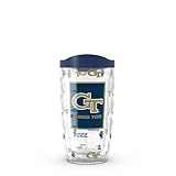 Tervis Georgia Tech Yellow Jackets - Overtime Made in USA Double Walled Insulated Tumbler Travel Cup Keeps Drinks Cold & Hot, 10oz, Classic