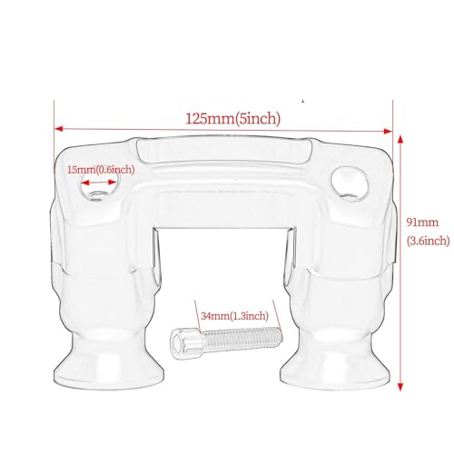Fixation guidon stable pour Softail FXBB Breakout contre les vibrations