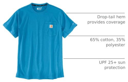 Image of Carhartt Men's Force Relaxed Fit Midweight Short-Sleeve Pocket T-Shirt