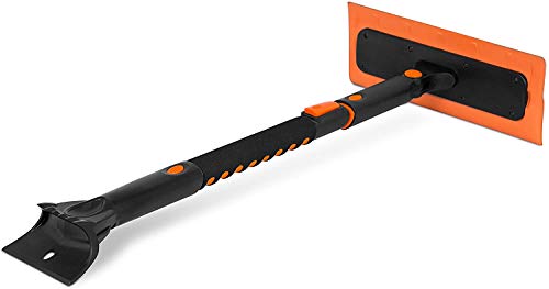Snow MOOver 39" Extendable Snow Foam Brush and Ice Scraper with Soft Grip