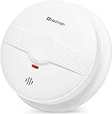 633PHS Détecteur de fumée avec 10 Ans d'autonomie de la Batterie certifié TÜV EN14604 avec capteur photoélectrique (1 pièce)