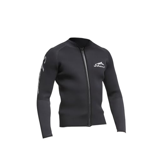 SBART 1.5mm Camiseta de Neopreno para Hombre con Cremallera Frontal y Protección UPF 50+ miniatura 1