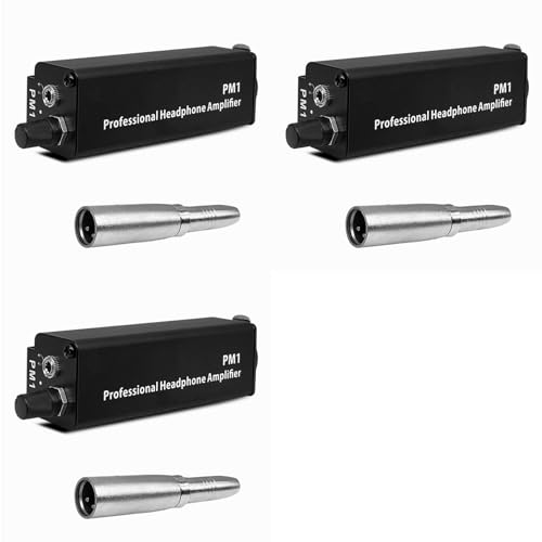 PM1 Convertisseur XLR vers 3,5 mm Mini Amplificateur de Casque