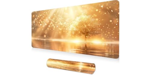 Grand tapis de souris de bureau design arbre étoilé pour sublimer votre setup