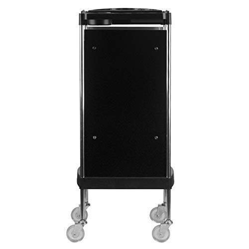 ACTIVESHOP Gabbiano FX11-B - Carro de peluquería con ruedas, color negro