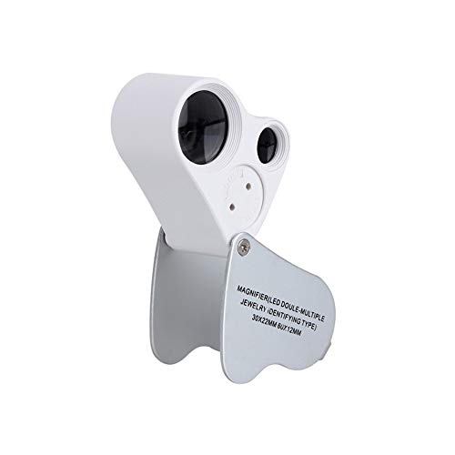 Loupe de poche pour lire petite impression et examiner les bijoux