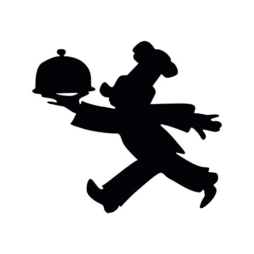 Stickers Chef de Cuisine - Chocolat, L 101cm x H 90cm