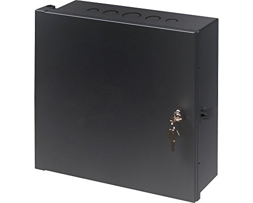 Arlington Industries EB1212BL-1 Electronic Equipment Enclosure Box (Pack of 1), 12\" x 12\" x 4\", Black - Thumbnail 2