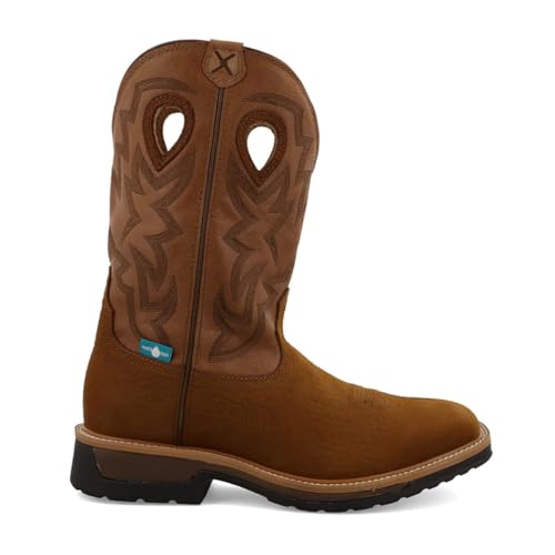 Image of Twisted X Men's 6 inch Work Oblique Toe Boot with CellSole comfort footbed
