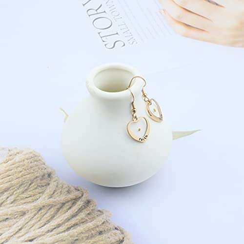 NC Faith Jewelry Mustard Seed Jewelry Inspirational Faith Gift Faith Real Mustard Seed Jewelry for Christian Small Heart Mustard Seed Pendant Inspirational Gift (earringRG)4