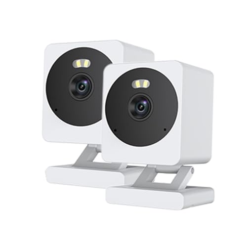 PEGATISAN 2 Pezzi 2K Telecamera Interno Wi-Fi con Memoria 64GB - Videocamera Sorveglianza Interno WiFi con Visione Notturna Colore, PIR Rilevamento, Baby Monitor Animali, Compatibile con Tuya App