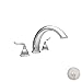 Newport Brass 3-1096 Alexandria Double Handle Roman Tub Faucet with Metal Lever, Matte White