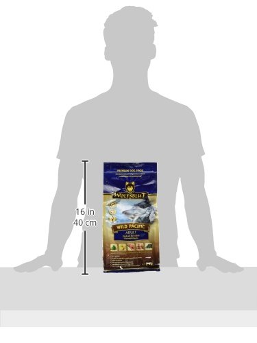 WOLFSBLUT – Wild Pacific Adult | Trockenfutter mit natürlichen Zutaten und Superfoods für ausgewachsene Hunde. Getreidefreies Alleinfutter ohne Zusatzstoffe im Beutel | 2kg Seefisch