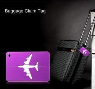 Image of Luggage Tags Metal Travel Bag Tag with Name ID | Suitcase | Baggage | Flight | Essential | Accessories | Handle Wraps | Identification Labels(1 Pcs)