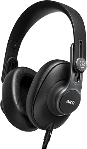 AKG K361 Studio-Kopfhörer, geschlossenes Over-Ear-Design für professionelle Performance, leicht...