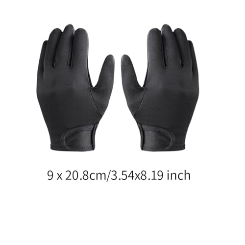 Milageto 2x Luvas de estilo de cabelo Luvas de dedo de cabeleireiro Cinco dedos Fácil de transportar