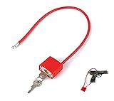 Homy Waffenschloss Abzugschloss Mit Schlüsseln, Rot/Schwarz (red)