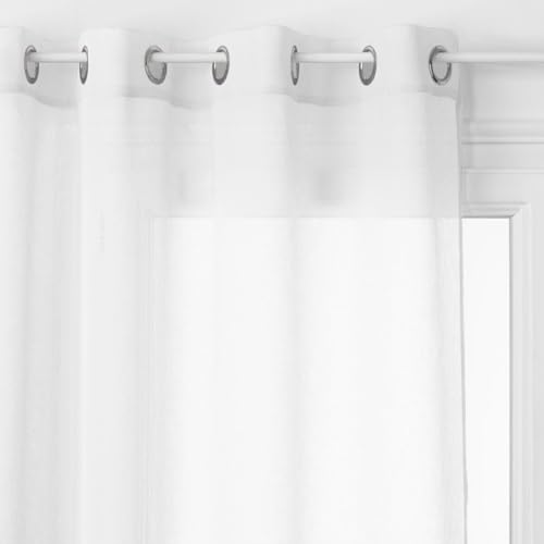 Atmosphera - Vorhang Georgette - weiß - 140x240 cm - Weiß