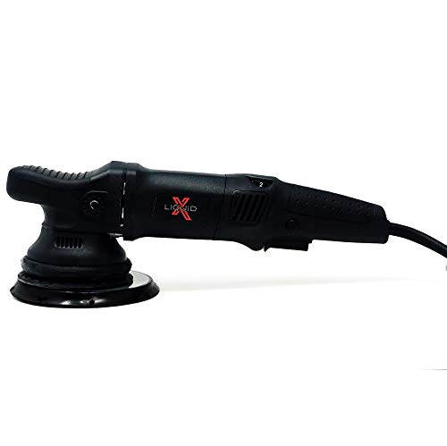 Liquid X Complete Heavy Paint Correction DA Polishing Kit -Remove Heavy Scratches & Swirls - Heavy Cutting Compound, Medium Cutting Compound & Finishing Polish with Foam Pads & Polisher + Detail Spray