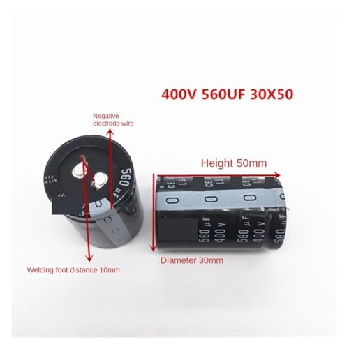 Condensateur électrolytique 400V 560UF pour supprimer le bruit de fond des amplificateurs