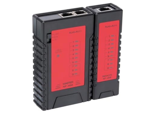 Testeur de câbles LAN RJ45 RJ11 RJ12 pour réparer un câble Ethernet défectueux ou mal serti rapidement
