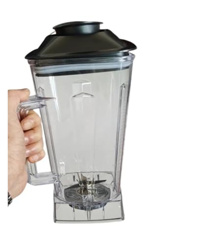 XFHDHR Mixing Cup Compatible for Silver Compatible for Crest SC-1589 Blender Replacement Cup Knife Lid Blender Accessories and Parts