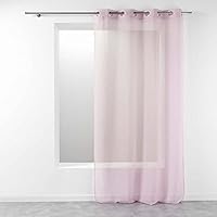 Douceur d'intérieur, Tenda con Occhielli (140 x 240 cm) Telma Bordeaux, Etamine Crash