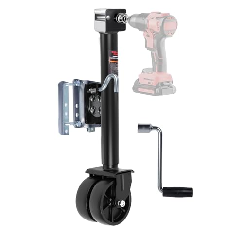 Kohree 2000 lbs Trailer Jack with Dual Wheel