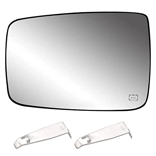 Driver Side Heated Mirror Glass Compatible with 2009-2018 Dodge Ram Pick-Up 1500 2500 - Replace 68079363AA 68050299AA - Side View Exterior Convex Mirror w/Backing Plate by Yikesai - Image 9