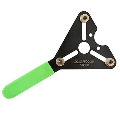 OEMTOOLS 26550 A/C Clutch Holding Tool, Adjustable Pin, Fits Vehicles with 1/4-20 Fan Clutch Mounting Bolts, Vehicle Air Conditioner Repair Clutch Installation and Removal