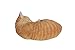 Hi-Line Gift Ltd Lying Cat Sleeping Tabby Statue, Orange