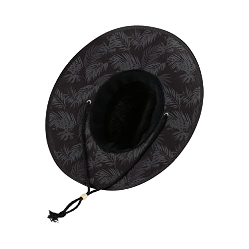 Image of NFL Team Logo Floral Printed Lifeguard Beach Straw Sun Hat