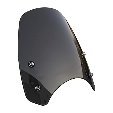 Dart Classic Flyscreen (Black) compatible with Royal Enfield Interceptor 650 Cover