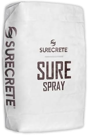 SureCrete SureSpray Microcement Concrete Overlay | White | 45 lb