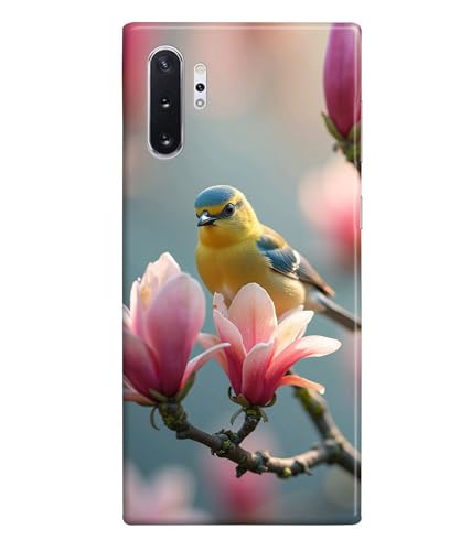 Image of Sparrow Birds Nature Printed Hard Back Case Cover Compatible for Samsung Galaxy Note 10 Plus /Samsung Galaxy Note 10 Pro (Multicolor) - D1669