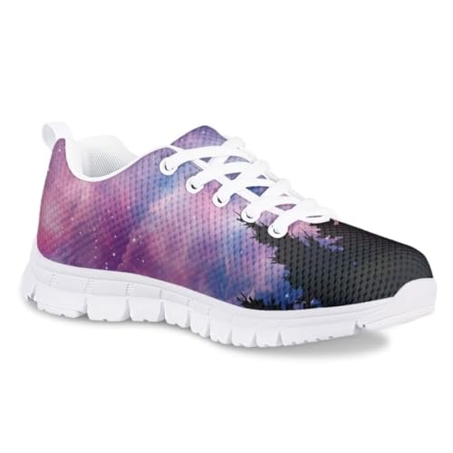 Pinupub Unisex-Child Running Shoes Non Slip Lace Up Sneakers Cute Print Casual Tennis Athletic Shoes2