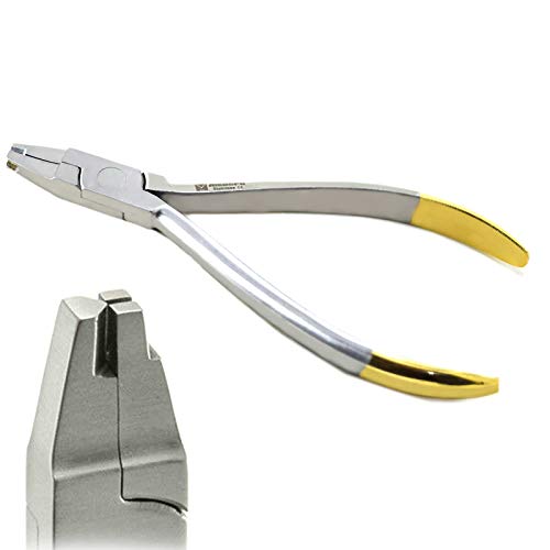 MEDSPO Professional Dental Pliers | Orthodontic Braces Wire Bending Loop Forming Pliers | Bracket Remover | Band Arch Wire Cutters (Crimping Plier TC)