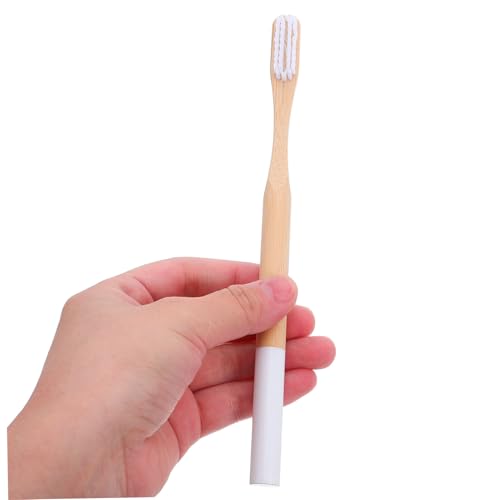 minkissy 12 Stück Teiliges Zahnbürsten-Set mit extraweichen Borsten Sanfte Reinigung für empfindliches Zahnfleisch Nachhaltiger Griff für Zuhause Hotel und Reisen – Bild 5