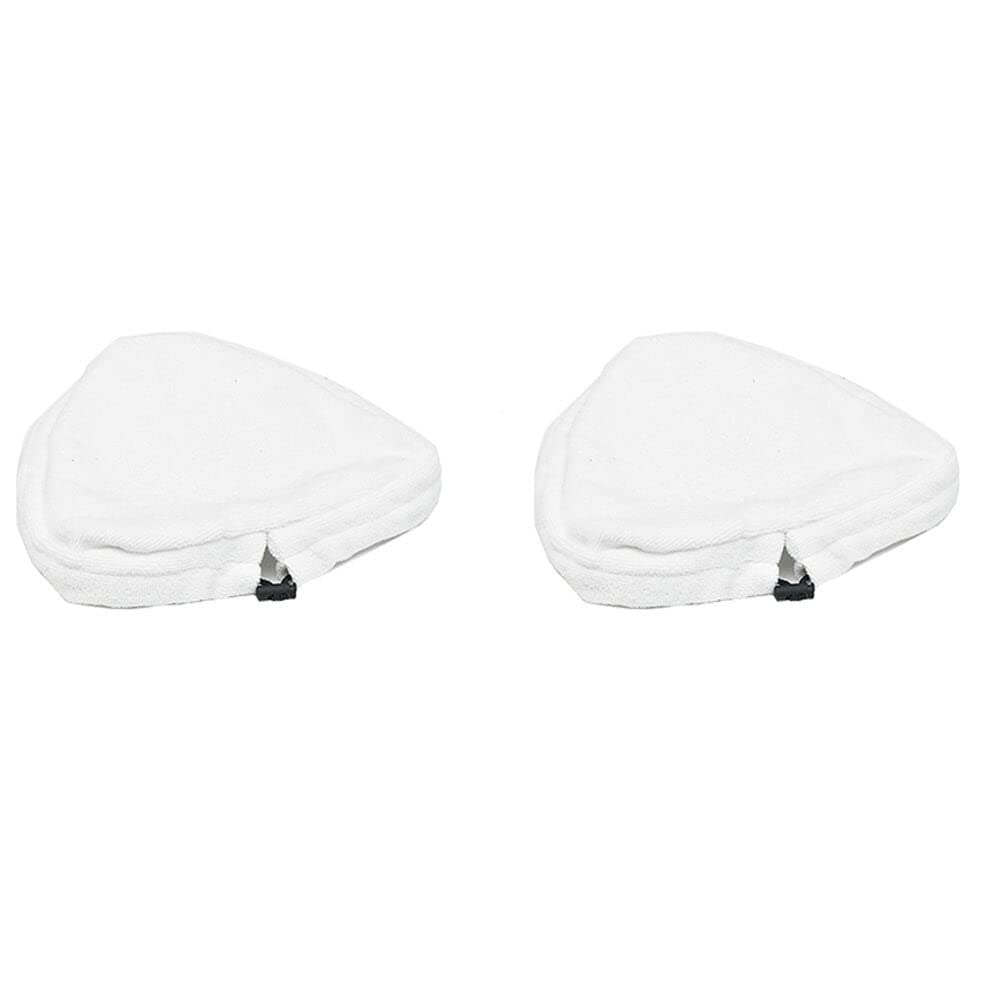 Neo White Universal Steam Mop Pad Microfibre Cloth Compatable With Most Triangle Mop Bases Including X5 & Vax S2 (2 Pad)