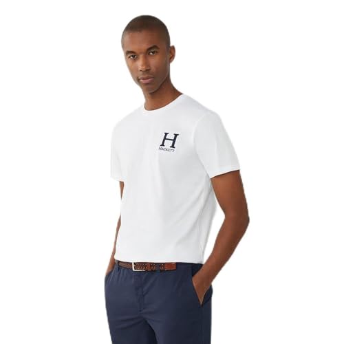 Hackett London Heritage H Tee T-Shirt Homme : finis les cols détendus