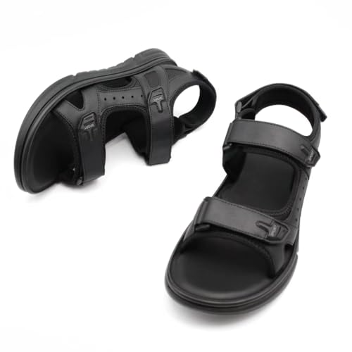 Image of Finishing & Sewing Men's Sport Sandals with Adjustable Straps, Comfort Outdoor Athletic Walking Summer Sandals