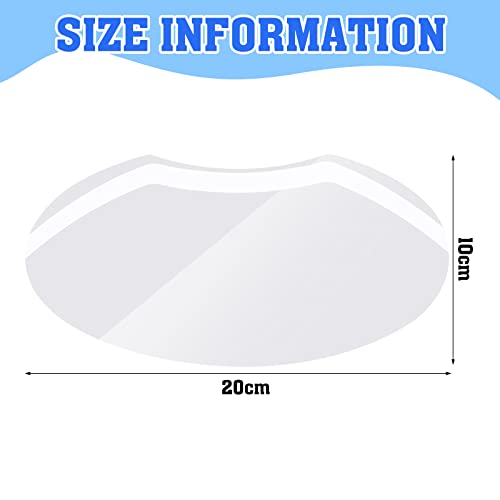 VEGCOO 150 Pcs Shower Face Eye Protector Shield, Shower Face Eye Protector for Eyelash Extensions Microblading, Cataract Surgery - Image 3