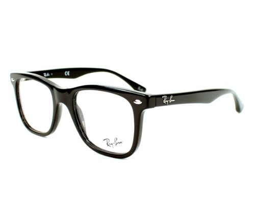 Ray-Ban Men's RX5248 Eyeglasses Shiny Black 49mm