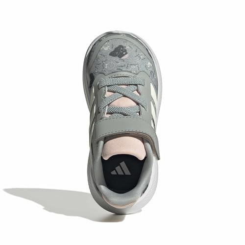 Image of adidas Baby Marvel Run Falcon 5 Elastic Lace & Strap Shoe