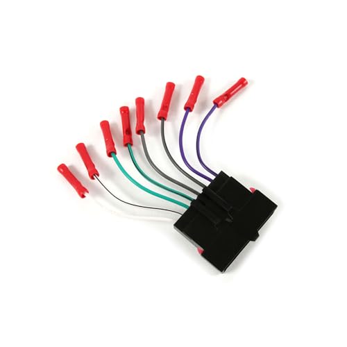 SCOSCHE FD02BCB 1986-97 Ford Power / 4 Speaker Harness, Pre-terminated with Butt Connectors