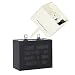 Refrigerator Compressor Start Relay & Capacitor By Primeswift Replacement for Whirlpool Maytag 3023300 W10613606
