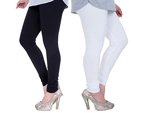 Image of Plus Size Churidar Leggings for Women & Girls Combo (Pack of 2)