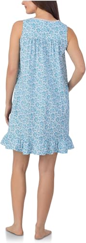 Image of Eileen West Women's Womens Short Sleeveless Nightgown