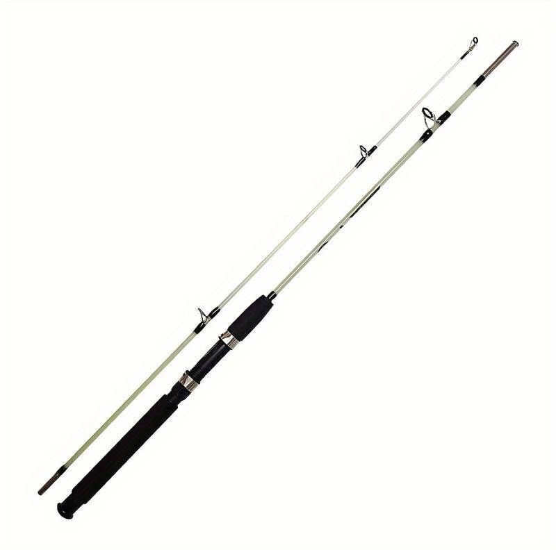 2 Part Fishing Rod Solid Fiber Lightweight Durable for Anglers-image-22